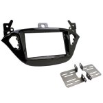 Adnauto - kit facade autoradio fa23029 compatible avec opel adam corsa non intellilink - noir laque