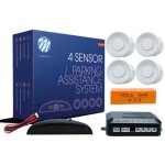 Adnauto - kit radar de recul 4 capteurs blanc