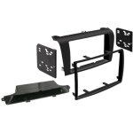Adnauto - kit support autoradio compatible avec mazda 3 noir avec clim auto