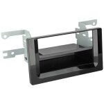 Kit support autoradio noir brillant compatible avec toyota auris avec vide poche