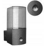 Adviti applique led ext�rieure peonia - noir mat - avec d�tecteur de mouvement - ip54