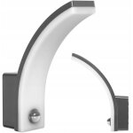 Adviti luminaire ext�rieur led - 20w - gris - d�tecteur de mouvement - �conomie d'�nergie