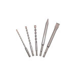 Aeg - kit sds plus 3 forets 6 / 8 / 10 mm - burin pic - burin plat