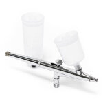 Wiltec kit pistolet arographe professionnel modle 131, type d ? action double da ? avec buse 0, 3 mm ...