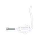 Afbat - lot de 2 arrts  poigne acier poxy, h. 40 x p. 210 mm