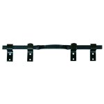 Afbat - barre de scurit en acier zingu pour volets, l. 41 cm