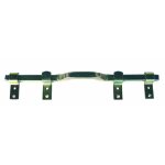 Afbat - barre de scurit en acier zingu pour volets, l. 41 cm