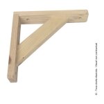 Console bois pratic longueur x hauteur (mm): longueur x hauteur (mm) : 190x175 - afbat