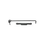 Crochet contrevent 8 l. 350mm crémaillère noir - afbat Crochet contrevent 8 l. 350mm crémaillère noir - afbat
