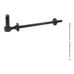 Industrielle de sedan - afbat gond de poteau traversant finition: zingu blanc - diamtre (mm): diamtre ...