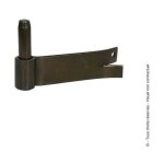 Torbel gond  sceller 35x4 d14x75 l130 finition: noir
