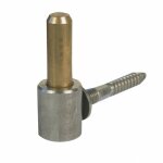 Afbat - gond à visser inox et axe laiton Afbat - gond à visser inox et axe laiton