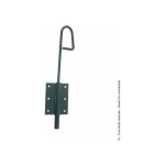 Jardinier massard - afbat verrou baonnette acier prpeint, h. 400 x l. 60 x p. 20 mm