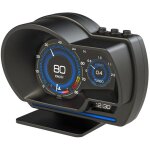 Affichage t�te haute ap - 6 pour voiture, jauge intelligente obd + gps, compteur de vitesse haute d�finition, ...