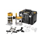 Dewalt - affleureuse d�fonceuse brushless 18v machine nue + coffret tstak - dcw604nt