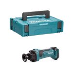 Makita - affleureuse plaque de pl�tre sans fil 18 v li - ion � 6, 35 mm (machine seule) dans coffret ...
