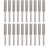 Aff�teur de tron�onneuse 20 pi�ces, ensemble d'outils d'aff�tage de fichiers rotatifs � t�te de meulage ...