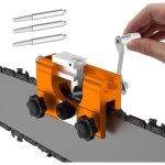 Aff�teuse de cha�ne de tron�onneuse, chainsaw chain sharpening � manivelle portable, outil aff�teur de ...