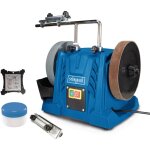 Scheppach - affûteuse à eau tiger5000s - moteur à induction 150w, meule en corindon supérieur de ø 200mm, ... Scheppach - affûteuse à eau tiger5000s - moteur à induction 150w, meule en corindon supérieur de ø 200mm, ...