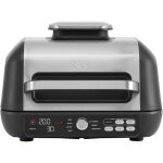 Ag651eu ninja foodi grill d'int�rieur, plancha, 2 plaques de cuisson interchangeables, 7 modes de cuisson, ...
