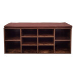 Aga meuble � chaussures en bois avec coussin mr2018