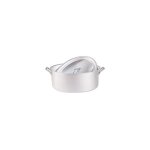 Aluminium casserole ovale avec couvercle 30cm - agnelli