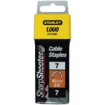 Agrafes cavaliers 10mm type 7 boîte de 1000 stanley 1 - ct106t Agrafes cavaliers 10mm type 7 boîte de 1000 stanley 1 - ct106t