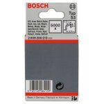 Agrafes � fil fin type 53, 11, 4 x 0, 74 x 8 mm, 5000 pi�ces bosch 2609200210
