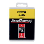 Agrafes stanley type a 6mm 1000 pcs. 1000 pi�ces
