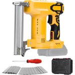 Agrafeuse sans fil dewalt 20v compatible avec batterie, agrafeuse 100w avec 1000 agrafes droites et 500 ...