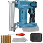 Agrafeuse sans fil makita 18v compatible avec batterie au lithium, agrafeuse de 100w avec 1000 agrafes ...