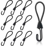 Ahlsen - 10 pi�ces endeur en caoutchouc avec crochets en spirale, 16 cm crochet tendeur elastique courts, ...