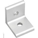 Ahlsen - 10 pi�ces �querre de fixation metal, �querre de fixation(20 x 20 x 18mm), �querre �tag�re angle ...