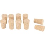 Ahlsen - 100pcs bouchons en li�ge naturel conique en bois bouchons de bouteuille de vin / bouchons de ...