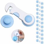Ahlsen - 12pcs s�curit� enfant portes, bloque - placards et loquets, serrures magn�tiques s�curit� enfant ...