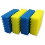 Ahlsen lot de 4 pi�ces de rechange pour filtre biologique cbf350 ensemble complet d'�ponge filtrante ...
