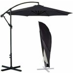 Ahlsen housse de protection grand parasol 280cmx30cmx81cm noir