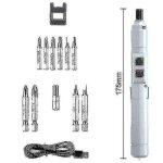 Ahlsen tournevis sans fil, outils de tournevis 3. 6v rechargeables avec
