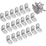 Aiducho - equerre de fixation 90 degr� angle droit support 20 x 20 x 16mm forme de l metalliques equerres ...