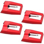 Aiguilles pour platine vinyle, lot de 4 aiguilles technics, stylet de rechange pour platine vinyle lp ...