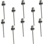 Aiguille de pompe � ballon, 10 pcs aiguilles de pompe � air, aiguilles de gonflage pour pompe � ballon, ...