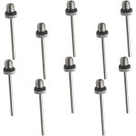 Aiguille de pompe � ballon, 10 pcs aiguilles de pompe � air, aiguilles de gonflage pour pompe � ballon, ...