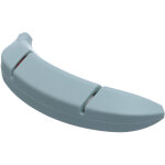 Aiguiseur de couteaux 2 fentes design banane, outil de cuisine gris pour aff�ter les lames