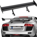 Aileron deaile de style gt, 1350 mm, becquets arriere universels, avec double pont, materiau aluminium ...
