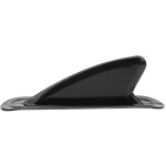 Aileron de longboard en pvc noir pour planche de surf - accessoire de paddleboard