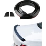 Aileron voiture, accessoire tuning universel, souple spoiler toit arri�re aile autocollant, pour la plupart ...