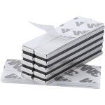 Aimoonsa - 10 pi�ces rectangle aimants n�odyme 60 x 10 x 3 mm avec ruban adh�sif de marque 3m, aimants ...