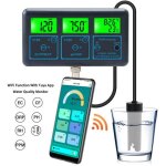 Aiperq 7 - en - 1 ph / ec ppm cf conductivit� m�tre eau qualit� testeur 0. 0 - 14. 0ph / 019. 99ms / ...