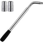 Aiperq cl� d�monte - roue t�lescopique, cl� de roue extensible en acier pour voiture, fourgonnette, camion, ...