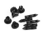 Aiperq ej. life style de voiture 100 pi�ces 6mm rivet en plastique moto car�nage clips de garniture pour ...